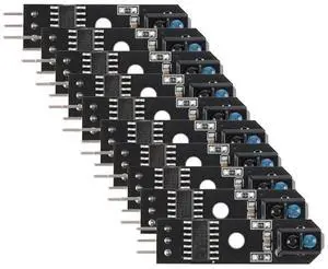 10Pcs TCRT5000 IR Line Tracking Sensor Module 3.3V-5V for Smart Car 10Pcs TCRT5000 IR Line Tracking Sensor Module 3.3V-5V for Smart Car
