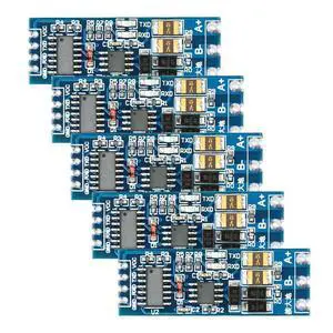5Pcs TTL to RS485 Converter Module, RS485 to UART Serial Communication Module 5Pcs TTL to RS485 Converter Module, RS485 to UART Serial Communication Module