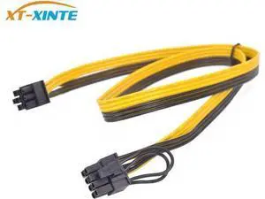 PCIe 6Pin to 6+2 Pin Power Cable, 8Pin to 6Pin Male to Male Adapter Cord for Graphics Card PCIe 6Pin to 6+2 Pin Power Cable, 8Pin to 6Pin Male to Male Adapter Cord for Graphics Card
