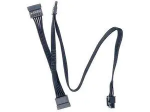 6Pin to 3x Straight SATA Power Cable, 18AWG 50+15+15cm Modular PSU Cord Compatible with Corsair SF450 SF600 SF750 SFX Power Supply for SSD & HDD 6Pin to 3x Straight SATA Power Cable, 18AWG 50+15+15cm Modular PSU Cord Compatible with Corsair SF450 SF600 SF750 SFX Power Supply for SSD & HDD