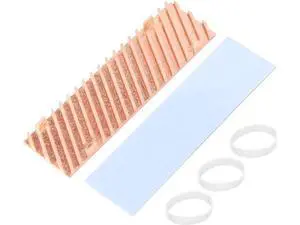 70×20×2mm Ultra Thin Pure Copper Heatsink with Thermal Pads, Cooling Radiator for M.2 2280 PCIe NVMe SSD 70×20×2mm Ultra Thin Pure Copper Heatsink with Thermal Pads, Cooling Radiator for M.2 2280 PCIe NVMe SSD