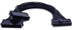 30cm ATX 24Pin Male to Female Dual PSU Synchronizer Extension Cable, Dual Power Supply Sync Adapter Cord for Mining Rig Multi PSU Connection 30cm ATX 24Pin Male to Female Dual PSU Synchronizer Extension Cable, Dual Power Supply Sync Adapter Cord for Mining Rig Multi PSU Connection
