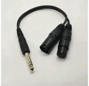 1/4 Inch 6.35mm TRS to XLR Male/Female Audio Cable, Double Shielded Mic & Speaker Connection Cord 1/4 Inch 6.35mm TRS to XLR Male/Female Audio Cable, Double Shielded Mic & Speaker Connection Cord