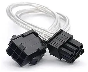 6 Pin Male to Female PCI-E Power Extension Cable for Graphics Card 6 Pin Male to Female PCI-E Power Extension Cable for Graphics Card