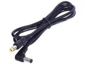 20AWG Right Angle L-Shaped DC Cable, 5.5×2.1mm Male to 5.5×2.5mm Male 90 Degree DC Power Cord for CCTV Security Cameras 20AWG Right Angle L-Shaped DC Cable, 5.5×2.1mm Male to 5.5×2.5mm Male 90 Degree DC Power Cord for CCTV Security Cameras