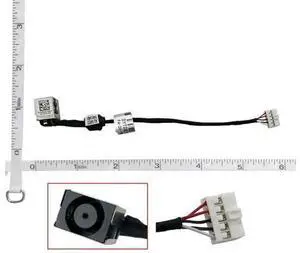 Laptop DC Power Jack Cable Compatible with Dell Inspiron 14 5442,5443,5445,5447,5448,5457, P49G, 4528 Laptop DC Power Jack Cable Compatible with Dell Inspiron 14 5442,5443,5445,5447,5448,5457, P49G, 4528
