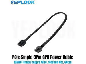 Sleeved PCIe 8Pin (6+2 Detachable) GPU Modular Power Cable Compatible with Corsair CS-M Series Modular PSU CS450M CS550M CS650M CS750M CS850M Sleeved PCIe 8Pin (6+2 Detachable) GPU Modular Power Cable Compatible with Corsair CS-M Series Modular PSU CS450M CS550M CS650M CS750M CS850M