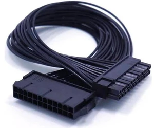 12.6 Inch 32cm ATX 24 Pin Male to Female Motherboard Power Extension Cable 12.6 Inch 32cm ATX 24 Pin Male to Female Motherboard Power Extension Cable