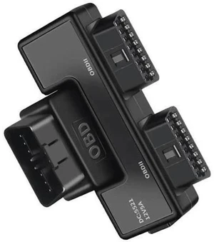 16-Pin OBD2 Y-Splitter Extension Cable, 1-to-2 OBD Adapter with DC5 Power Port, Full 16-Core Wiring 16-Pin OBD2 Y-Splitter Extension Cable, 1-to-2 OBD Adapter with DC5 Power Port, Full 16-Core Wiring