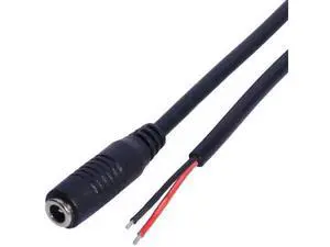 DC 3.5×1.35mm Female Jack Pigtail Power Cable, Bare Wire End DC Charging Cord for CCTV Cameras & LED Light Strips DC 3.5×1.35mm Female Jack Pigtail Power Cable, Bare Wire End DC Charging Cord for CCTV Cameras & LED Light Strips