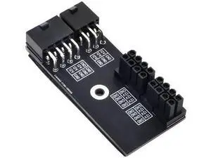180° Right-Angled Dual ATX 8Pin Female to 6+8Pin Male GPU Power Adapter for RTX 3080/3090 180° Right-Angled Dual ATX 8Pin Female to 6+8Pin Male GPU Power Adapter for RTX 3080/3090