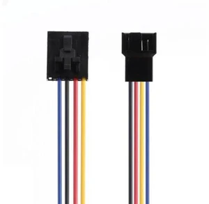 5Pin to 4Pin Fan Adapter Extension Cable, PC Cooling Fan Converter Cord 5Pin to 4Pin Fan Adapter Extension Cable, PC Cooling Fan Converter Cord