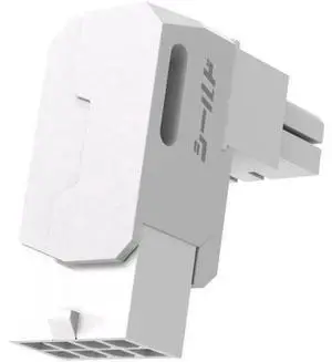 1 Pack White Standard Type Shield Series Aluminum 90 Degree Angled 8-Pin PCIe GPU Power Adapter 1 Pack White Standard Type Shield Series Aluminum 90 Degree Angled 8-Pin PCIe GPU Power Adapter