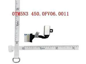Laptop DC Charging Port Harness Cable Replacement for Dell Latitude 3400 3500 Inspiron 5584 5583 P86F P85F, P/N 0TM5N3 450.0FV06.0011 Laptop DC Charging Port Harness Cable Replacement for Dell Latitude 3400 3500 Inspiron 5584 5583 P86F P85F, P/N 0TM5N3 450.0FV06.0011