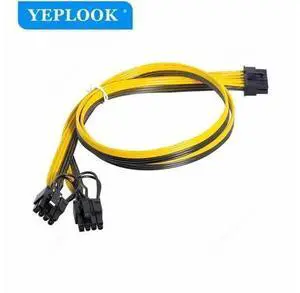 12Pin to Dual PCIe 8Pin(6+2) GPU Power Cable, 18AWG 120cm, Compatible with Seasonic P-860/P-1000/X-1050 Old Modular PSU 12Pin to Dual PCIe 8Pin(6+2) GPU Power Cable, 18AWG 120cm, Compatible with Seasonic P-860/P-1000/X-1050 Old Modular PSU