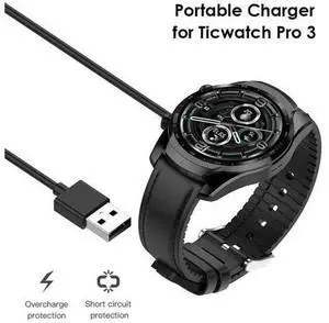 Wireless Charging Dock Compatible with Ticwatch Pro 3 / Ticwatch Pro 3 LTE, Smartwatch Charger Power Adapter Charging Cable Wireless Charging Dock Compatible with Ticwatch Pro 3 / Ticwatch Pro 3 LTE, Smartwatch Charger Power Adapter Charging Cable