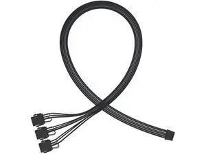 PCIe 5.0 12VHPWR 16Pin(12+4) to 3×8Pin Sleeved GPU Extension Cable, 16AWG for RTX 3090Ti, RTX 4080, RTX 4090 PCIe 5.0 12VHPWR 16Pin(12+4) to 3×8Pin Sleeved GPU Extension Cable, 16AWG for RTX 3090Ti, RTX 4080, RTX 4090