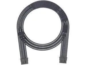 Black Sleeved PCIe 5.0 12VHPWR 16Pin(12+4) Male to Male Modular PSU Cable, 16AWG High Current GPU Power Cord for RTX 3090Ti, RTX 4080, RTX 4090 Black Sleeved PCIe 5.0 12VHPWR 16Pin(12+4) Male to Male Modular PSU Cable, 16AWG High Current GPU Power Cord for RTX 3090Ti, RTX 4080, RTX 4090