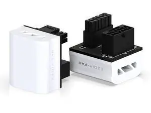 12VHPWR 12+4 Pin 180 Degree Angled Power Adapter, 600W Max Output, White, Compatible with RTX 4090/4080/4070 Ti GPU, 1 Pack 12VHPWR 12+4 Pin 180 Degree Angled Power Adapter, 600W Max Output, White, Compatible with RTX 4090/4080/4070 Ti GPU, 1 Pack