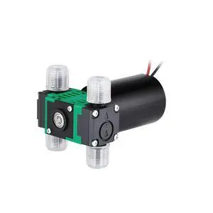 600mLPM Double Heads 6bar Electric Diaphragm Liquid Pump Mini Water Pump High-pressure Cleaning Pump Self-priming(L01BL2440-2T DN4-6) 600mLPM Double Heads 6bar Electric Diaphragm Liquid Pump Mini Water Pump High-pressure Cleaning Pump Self-priming(L01BL2440-2T DN4-6)