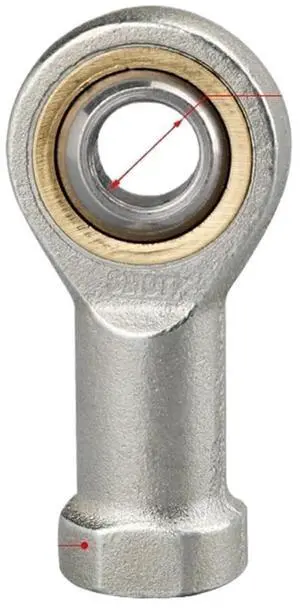 1pcs Fisheye Joint Female Piston Rod End Ball Head Floating Joint Male Thread Universal Pneumatic Cylinder Mounting Knuckle Bearing(M12x1.25 Fisheye) 1pcs Fisheye Joint Female Piston Rod End Ball Head Floating Joint Male Thread Universal Pneumatic Cylinder Mounting Knuckle Bearing(M12x1.25 Fisheye)