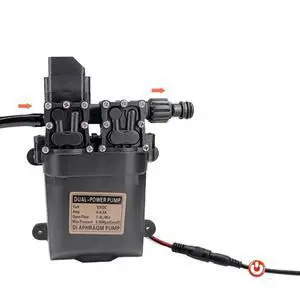 Self-priming Boosting Diaphragm Pump DC-12V for Home Car Washing Garden Irrigation System Dual Core Water Pump with Automatic Self-priming Boosting Diaphragm Pump DC-12V for Home Car Washing Garden Irrigation System Dual Core Water Pump with Automatic
