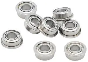 10Pcs MF105zz Deep Groove Flange Ball Bearings 5x10x4mm Double Shielded Miniature Flanged MF105 Z ZZ Mini Bearing 10Pcs MF105zz Deep Groove Flange Ball Bearings 5x10x4mm Double Shielded Miniature Flanged MF105 Z ZZ Mini Bearing