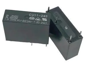 1pcs CU11-24S (46F-24V-3A) Relay 4 pins 1pcs CU11-24S (46F-24V-3A) Relay 4 pins