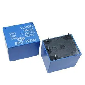 1pcs SED-12DM (T73A-12V-10A) Relay 4pins 1pcs SED-12DM (T73A-12V-10A) Relay 4pins