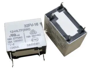 1pcs 32FV-16 12-HLTF(590) (32F-1A-16A-12V) Relay 4 pins 1pcs 32FV-16 12-HLTF(590) (32F-1A-16A-12V) Relay 4 pins
