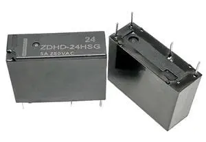 1pcs ZDHD-24HSG (46F-1-24V-5A) Relay 4 pins 1pcs ZDHD-24HSG (46F-1-24V-5A) Relay 4 pins
