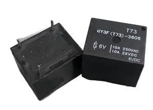 1pcs GY3F(T73)-3606 (T73-1A-6V-10A) Relay 4pins 1pcs GY3F(T73)-3606 (T73-1A-6V-10A) Relay 4pins