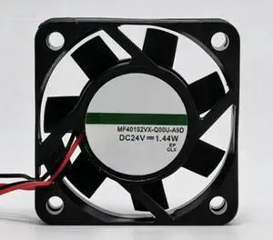 Cooling Fan for MF40102VX-Q00U-A9D 24V 1.44W 2-wire Silent Computer Fan 4010 40x40x10mm Cooling Fan for MF40102VX-Q00U-A9D 24V 1.44W 2-wire Silent Computer Fan 4010 40x40x10mm