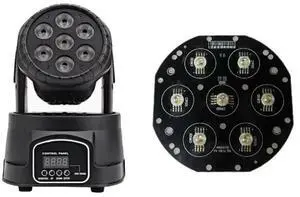 7X10W LED Moving Head Wash Light Panel Replace Lamp Source for Stage Party KTV LED Lighting System 7X10W LED Moving Head Wash Light Panel Replace Lamp Source for Stage Party KTV LED Lighting System