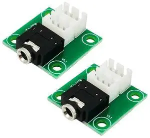 XH2.54 3P Terminal Headphone Amplifier Chassis 2PCS 3.5MM Audio Signal Transfer Lead Board DIY Wiring Board XH2.54 3P Terminal Headphone Amplifier Chassis 2PCS 3.5MM Audio Signal Transfer Lead Board DIY Wiring Board