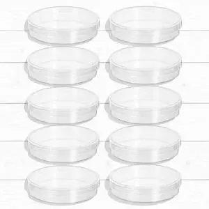 10Pcs Sterile Petri Dishes with Lid Plates for Biology Chemistry oratory Equipment Glass Petri Tray Holder 10Pcs Sterile Petri Dishes with Lid Plates for Biology Chemistry oratory Equipment Glass Petri Tray Holder