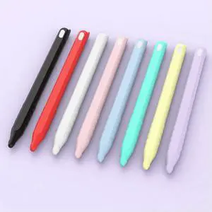 2Pcs Silica Gel Cat Head Pencil Case Compatible Pencil 2Nd Gen Cartoon Cover Stable Color Protective Case Pen Sleeve 2Pcs Silica Gel Cat Head Pencil Case Compatible Pencil 2Nd Gen Cartoon Cover Stable Color Protective Case Pen Sleeve