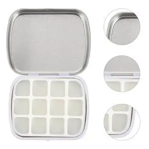 1Set Watercolor Pigment Box Empty Painting Pigment Box 12-Grid Watercolor Palettes Paint Case Art Organizer 1Set Watercolor Pigment Box Empty Painting Pigment Box 12-Grid Watercolor Palettes Paint Case Art Organizer