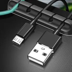 2Pcs Heavy Duty Flexible Data Line Holder for Thick Thin Flat Cables Car Desk Organizer Cable Management Solution for Home 2Pcs Heavy Duty Flexible Data Line Holder for Thick Thin Flat Cables Car Desk Organizer Cable Management Solution for Home