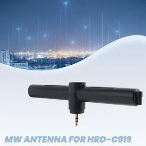 T-Type Medium Wave MW Antenna for HRD-C919 Radio with 3.5mm Connector Short Wave Antenn T-Type Medium Wave MW Antenna for HRD-C919 Radio with 3.5mm Connector Short Wave Antenn