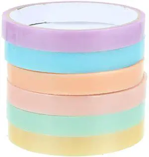 6Pcs Sticky Ball Adhesive Tape Silky Smooth Colored Rolling Stress Relief Craft Tape for Kids Adults Decompression Relaxation 6Pcs Sticky Ball Adhesive Tape Silky Smooth Colored Rolling Stress Relief Craft Tape for Kids Adults Decompression Relaxation