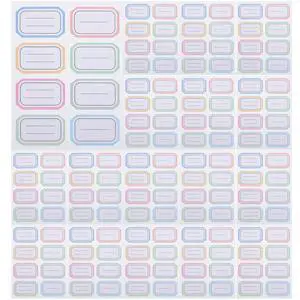 288Pcs Writable el Stickers Self-Adhesive Handwritten Lined els for Book Marking Name Tags Bottle Markers 288Pcs Writable el Stickers Self-Adhesive Handwritten Lined els for Book Marking Name Tags Bottle Markers