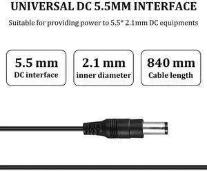 Winomo Ac 100-240V to Dc 3V 1A Power Adapter with Eu Plug 5.5mm X 2.1mm Tip Compact Travel Home Use High Efficiency Winomo Ac 100-240V to Dc 3V 1A Power Adapter with Eu Plug 5.5mm X 2.1mm Tip Compact Travel Home Use High Efficiency