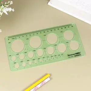 2Pcs Clear Geometric Plastic Draft Rulers Transparent Drawing Templates Measuring Tools for School Office Drawings Templates 2Pcs Clear Geometric Plastic Draft Rulers Transparent Drawing Templates Measuring Tools for School Office Drawings Templates
