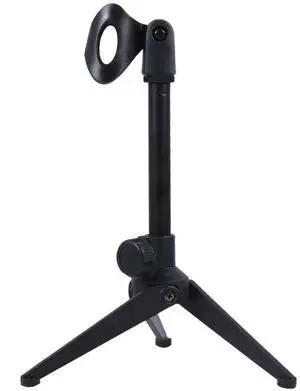 Heavy Duty Triangle Microphone Stand for Desk Mounting Adjustable Height for Singing Karaoke Podcasting Black Desktop Microphone Heavy Duty Triangle Microphone Stand for Desk Mounting Adjustable Height for Singing Karaoke Podcasting Black Desktop Microphone
