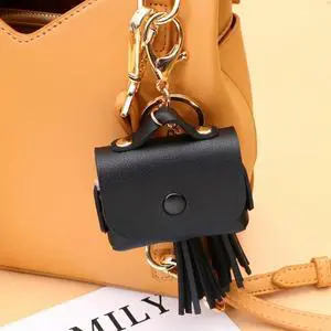 1Pcs Premium Earphone Case Compatible with AirPods Stylish Tassel Pendant l Closure Backpack Keychain Gift 1Pcs Premium Earphone Case Compatible with AirPods Stylish Tassel Pendant l Closure Backpack Keychain Gift