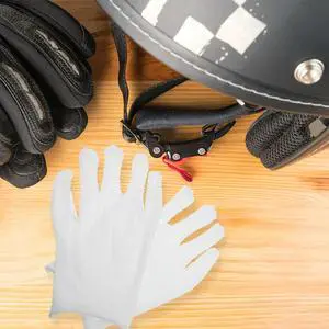12Pair Cotton Gloves White Lightweight Stretchy Work Gardening Industrial Protective Safety Gloves One Size Fits Most 12Pair Cotton Gloves White Lightweight Stretchy Work Gardening Industrial Protective Safety Gloves One Size Fits Most
