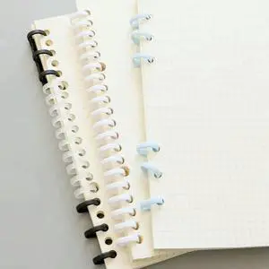 10Pcs Binding Strips Spiral Coil Plastic Black 30 Holes Suitable for A4 B5 Paper Loose Leaf Notebook Binding Clip Office 10Pcs Binding Strips Spiral Coil Plastic Black 30 Holes Suitable for A4 B5 Paper Loose Leaf Notebook Binding Clip Office