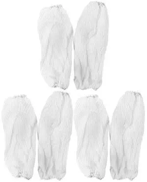 3Pairs Disposable Anti-Static Arm Sleeves Waterproof Dust-Proof Oilproof Quick-Dry Elastic Cuff for Factory Hairdressing Food 3Pairs Disposable Anti-Static Arm Sleeves Waterproof Dust-Proof Oilproof Quick-Dry Elastic Cuff for Factory Hairdressing Food
