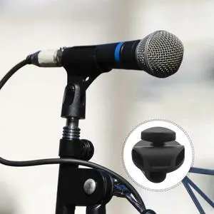 2Pcs Mic Boom Arm Clips Universal Microphone Holder Rotatable Adjustable Tripod Broadcast Equipment Podcast Mic 2Pcs Mic Boom Arm Clips Universal Microphone Holder Rotatable Adjustable Tripod Broadcast Equipment Podcast Mic